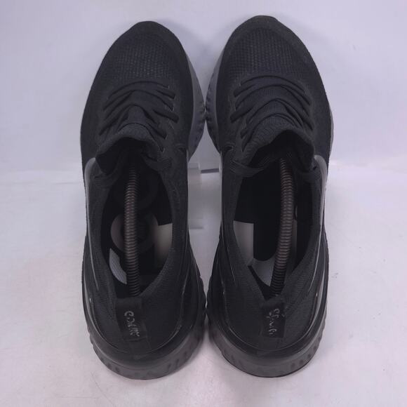 Nike Epic React Flyknit 2 Athletic Shoe Mens Size 13 BQ8928-001 Black Gray - Picture 4 of 10